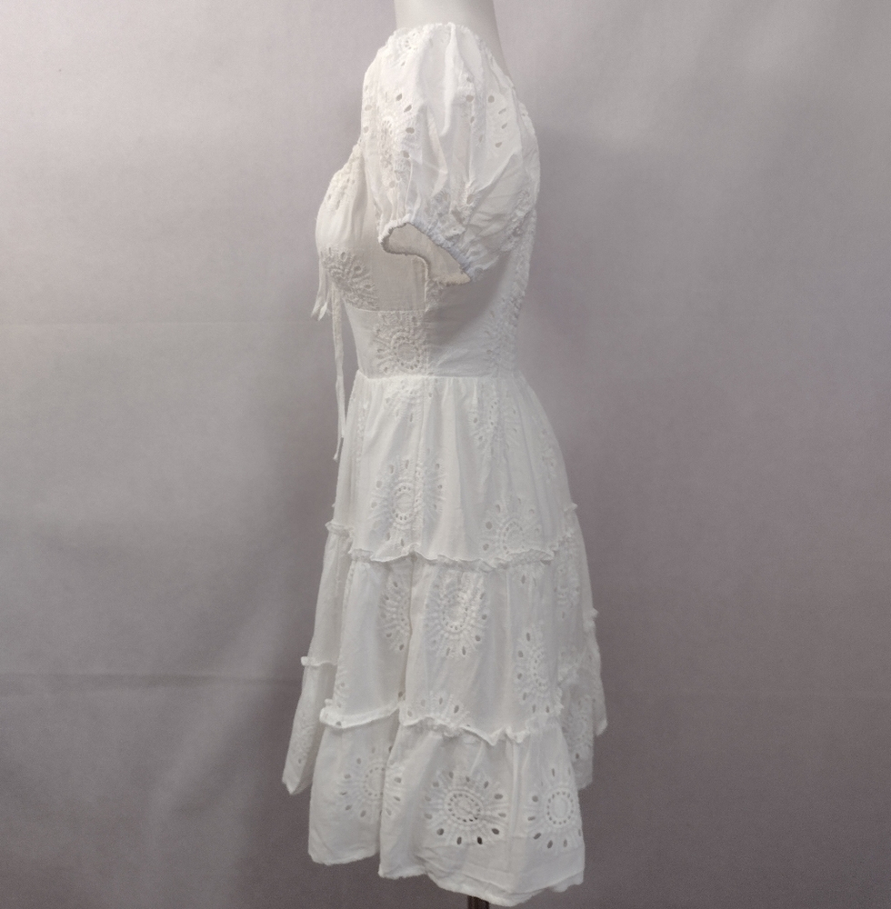 Princess Polly White Lace Mini Dress NWT Women's Size 2 - Picture 4 of 11